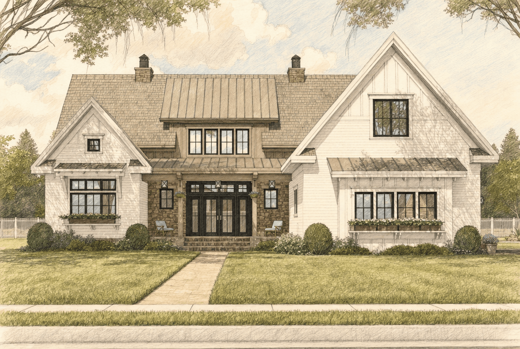Roland — architect elevation sketch