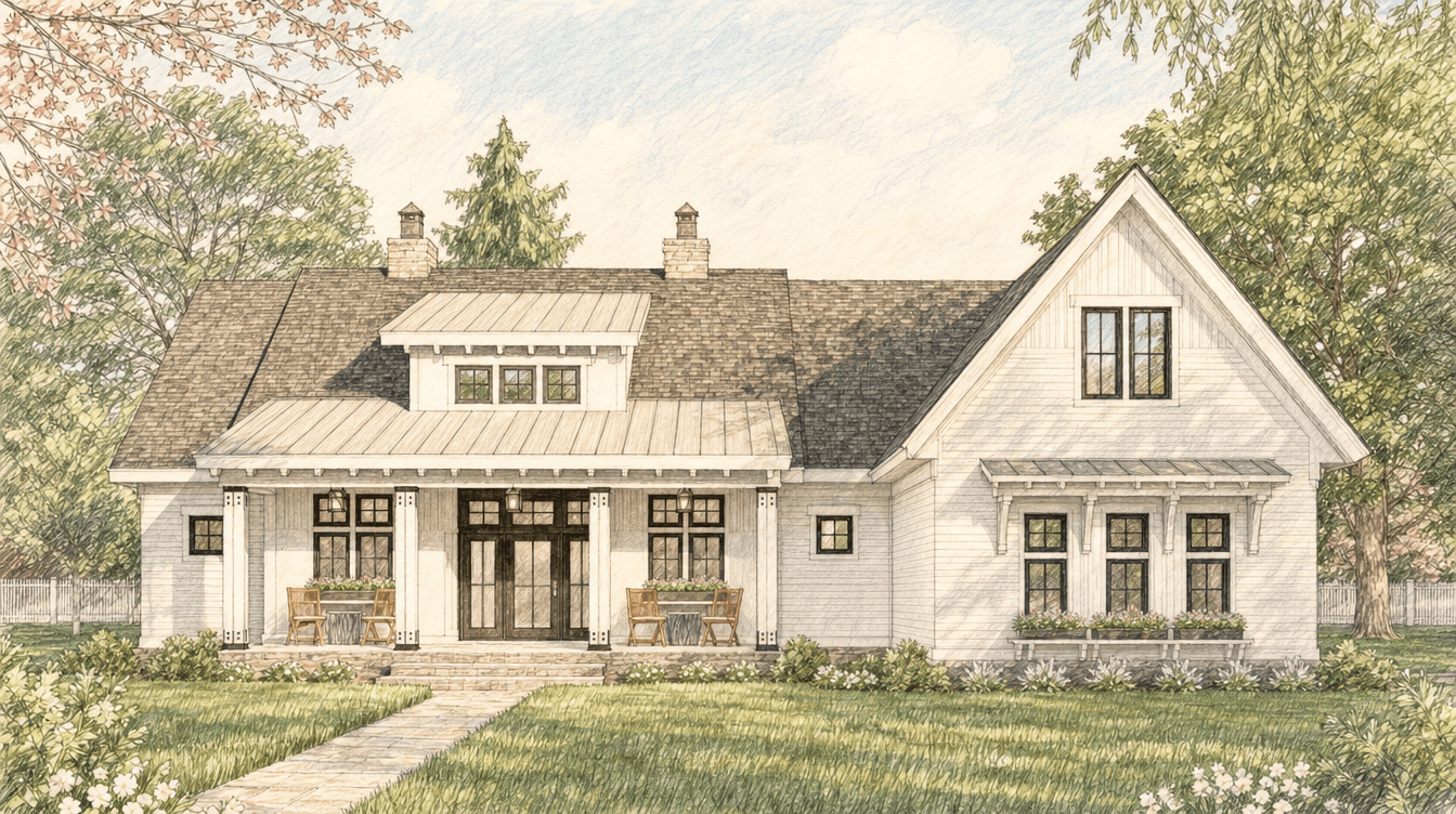 Gertrude — architect elevation sketch