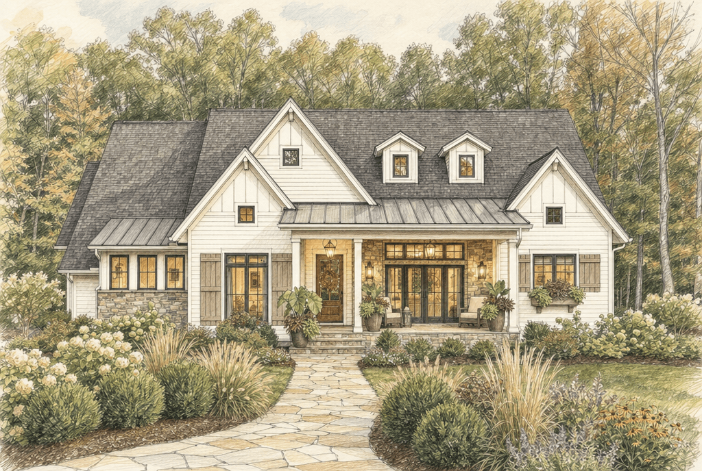 Alvin — architect elevation sketch