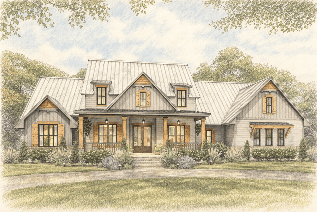 Barney — architect elevation sketch
