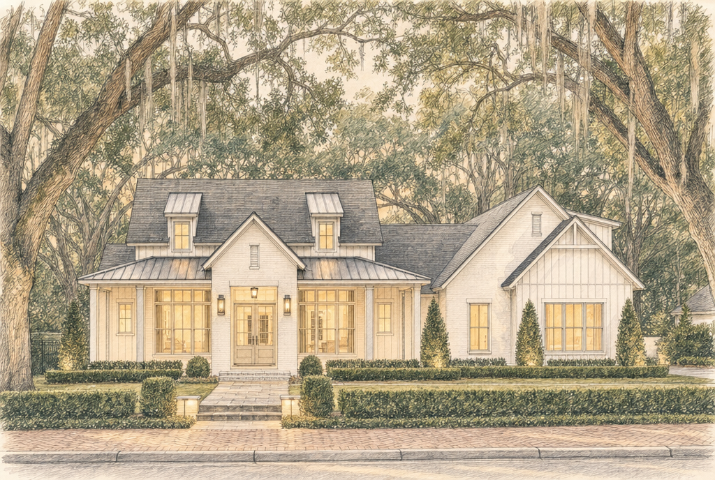 Evie — architect elevation sketch